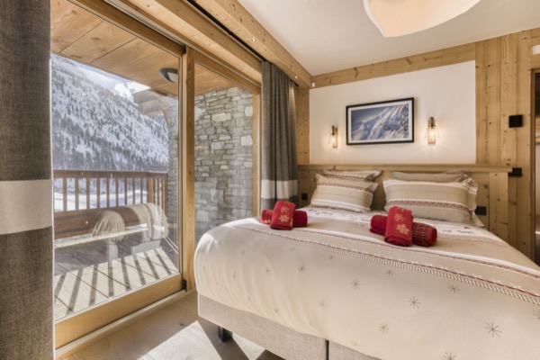 Suite with bedding and decor